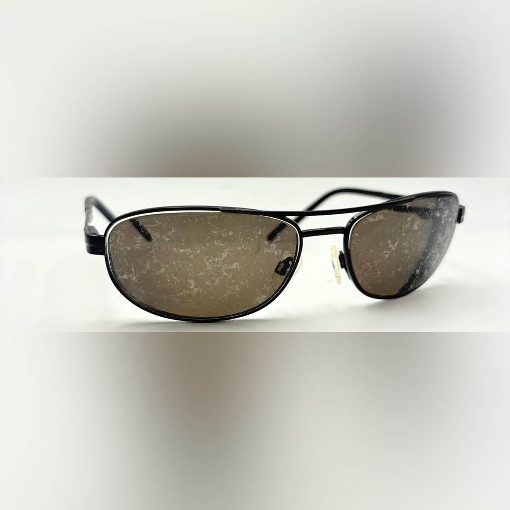 Oceano Black Pilot Metal Sunglasses Frames Only